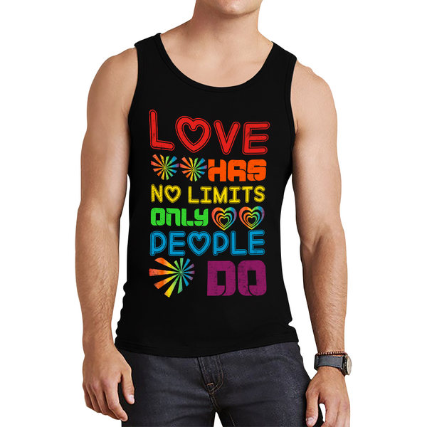 Love has No Limits Only People Do LGBT Gay Pride Tank Top