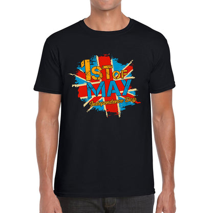  Great Britain Union Jack Mens Tee Top