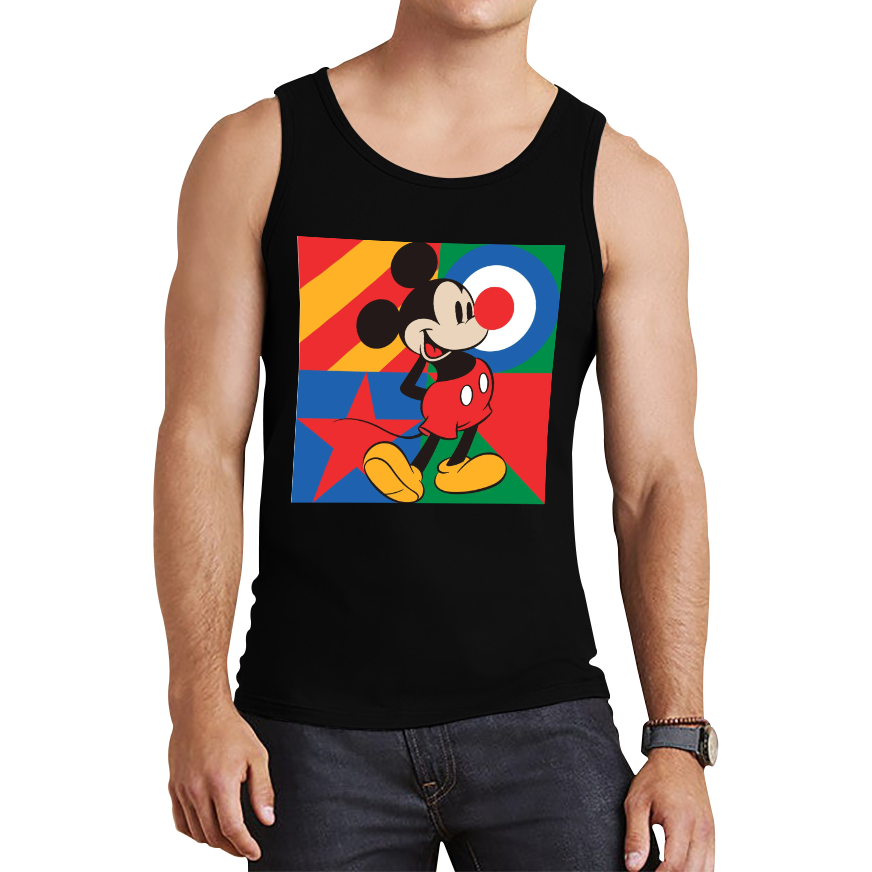 Mickey Mouse Disney Red Nose Day Tank Top. 50% Goes To Charity