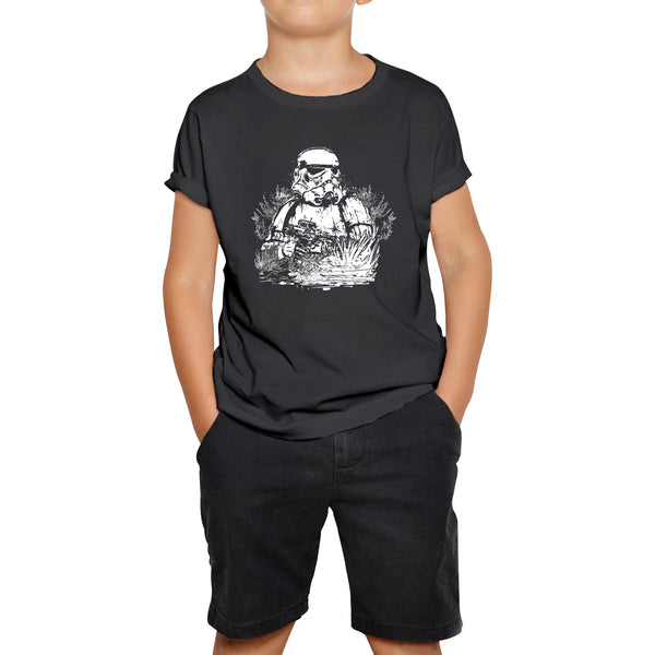 Storm Pooper Under The Sea The Force is Strong With This One Fighter Movie Series Kids Tee