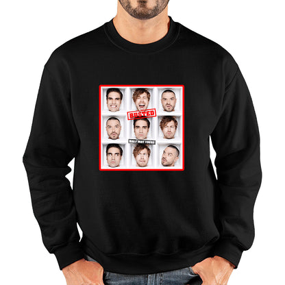 Half Way There Studio Album By Busted English Pop Punk Band Busted 20th Anniversary Unisex Sweatshirt