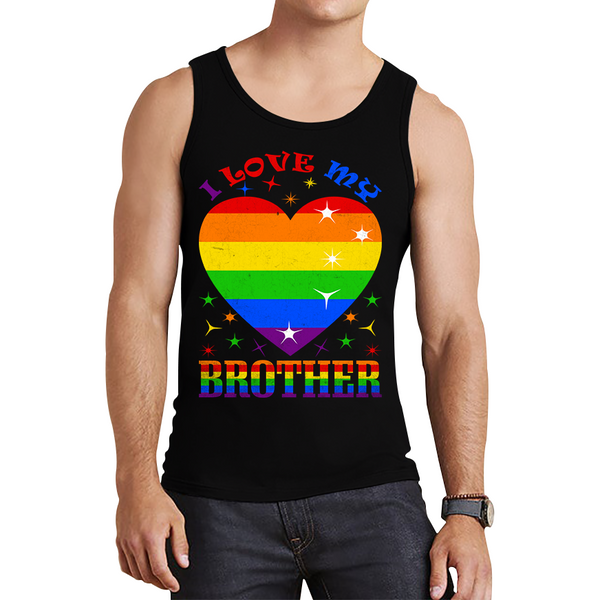 I Love My Brother LGBTQ Gay Pride Tank Top