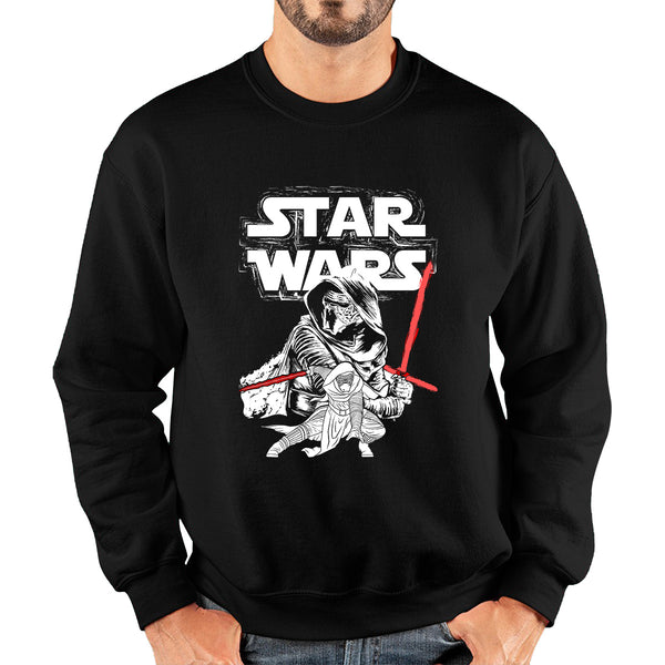 Star Wars Kylo Ren Fictional Character The Force Awakens Ben Solo Supreme Leader Of The First Order Disney Star Wars 46th Anniversary Unisex Sweatshirt