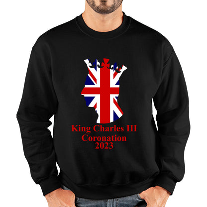 King Charles III Coronation 2023 United Kingdom King of England Royal Crown CR III His Majesty Unisex Sweatshirt