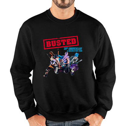 Busted 20th Anniversary & Greatest Hits Tour Busted Singers Pop Punk Music Band Unisex Sweatshirt