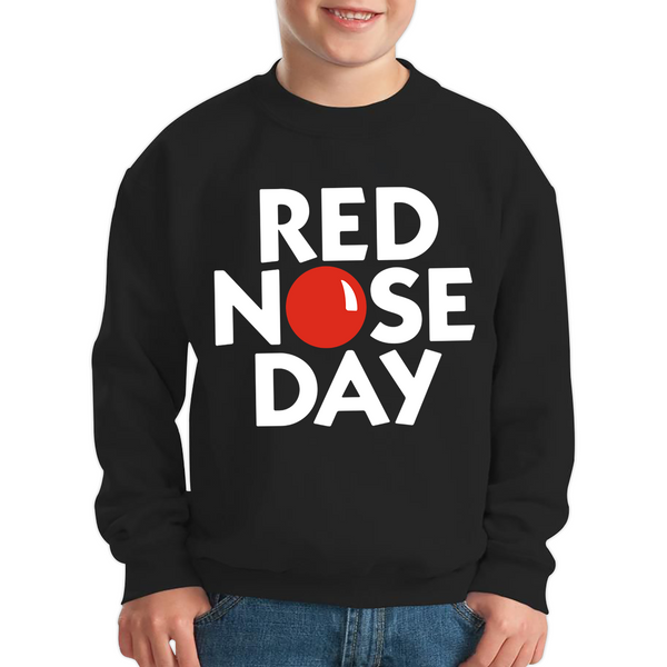 Red Nose Day Kids Sweatshirt. 50% Goes To Charity