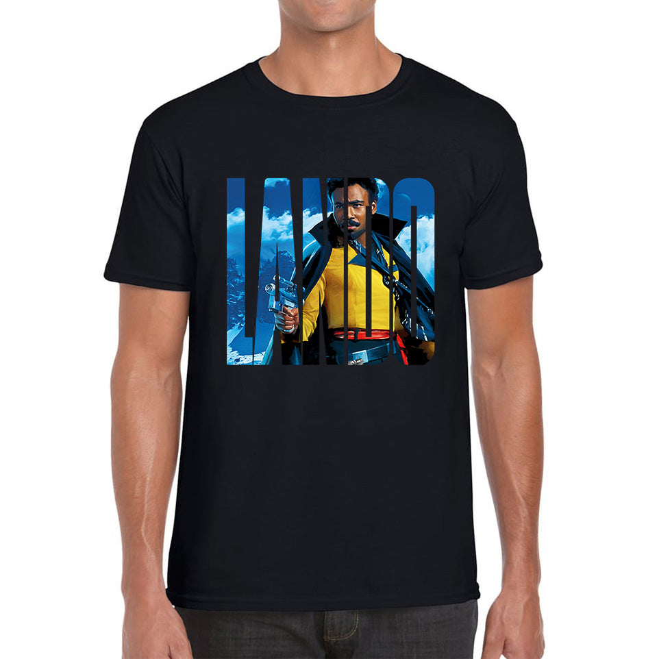 Lando Calrissian Star Wars Fictional Character Solo A Star Wars Story Sci-fi Action Adventure Movie Landonis Balthazar Calrissian III Mens Tee Top