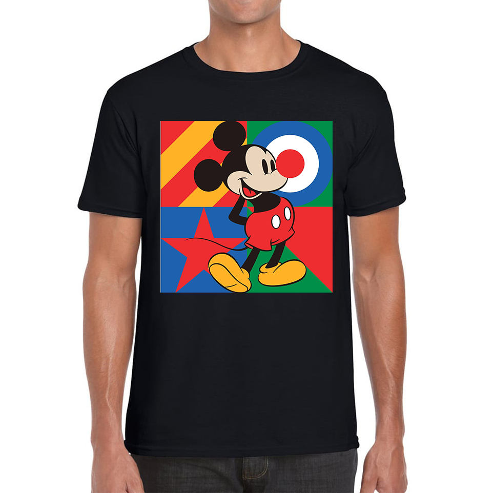 Mickey Mouse Disney Red Nose Day Adult T Shirt. 50% Goes To Charity
