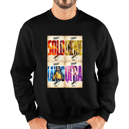 Solo A Star Wars Story Posters Solo Chewie Lando Qira Sci-fi Action Adventure Movie Characters Star Wars Galaxy's Edge Trip Unisex Sweatshirt