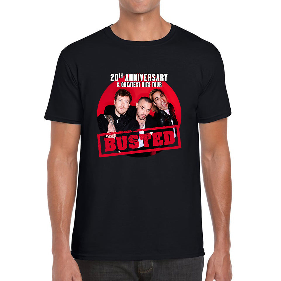 Busted Are Back To Celebrate Their 20th Anniversary Musician Band Busted Singers Mens Tee Top