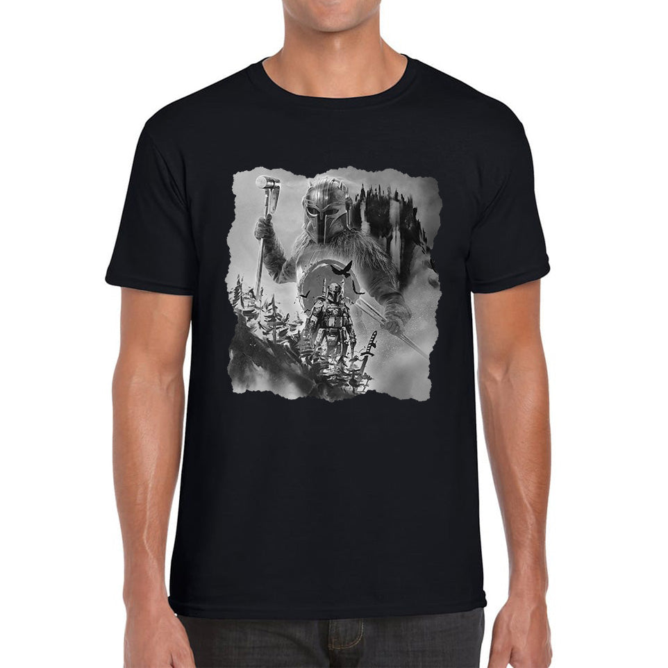 I'm Just A Single Man Trying To Make My Way in The universe Vintage Poster Graphic Movie Series Mens Tee Top