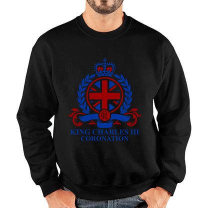 King Charles III Coronation 2023 CR III King Of England United Kingdom His Majesty Unisex Sweatshirt