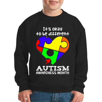 It's Ok To Be Different Autism Awareness Month Jumper