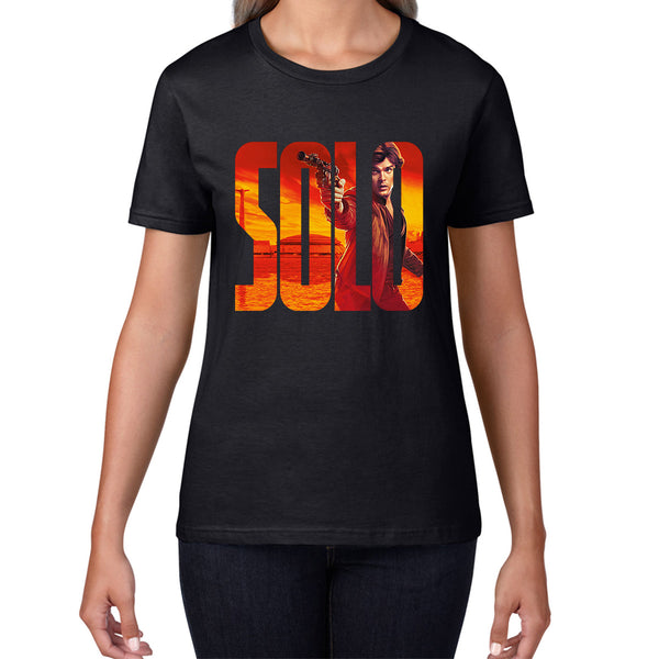 Han Solo Star Wars Fictional Character Solo A Star Wars Story Sci-fi Action Adventure Movie Star Wars Databank Womens Tee Top