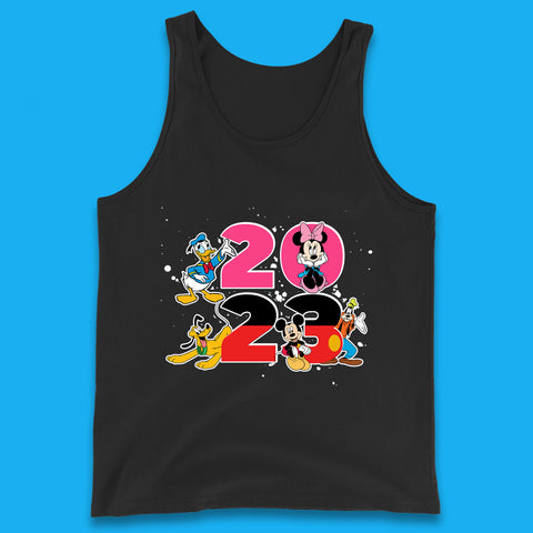 Disney Trip 2023 Disney Club Mickey Mouse Minnie Mouse Donald Duck Pluto Goofy Cartoon Characters Disney Vacation Tank Top