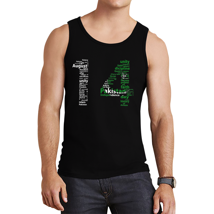 14th August Pakistan Independence Day Patriotism Pakistani Flag Independence Day Tank Top