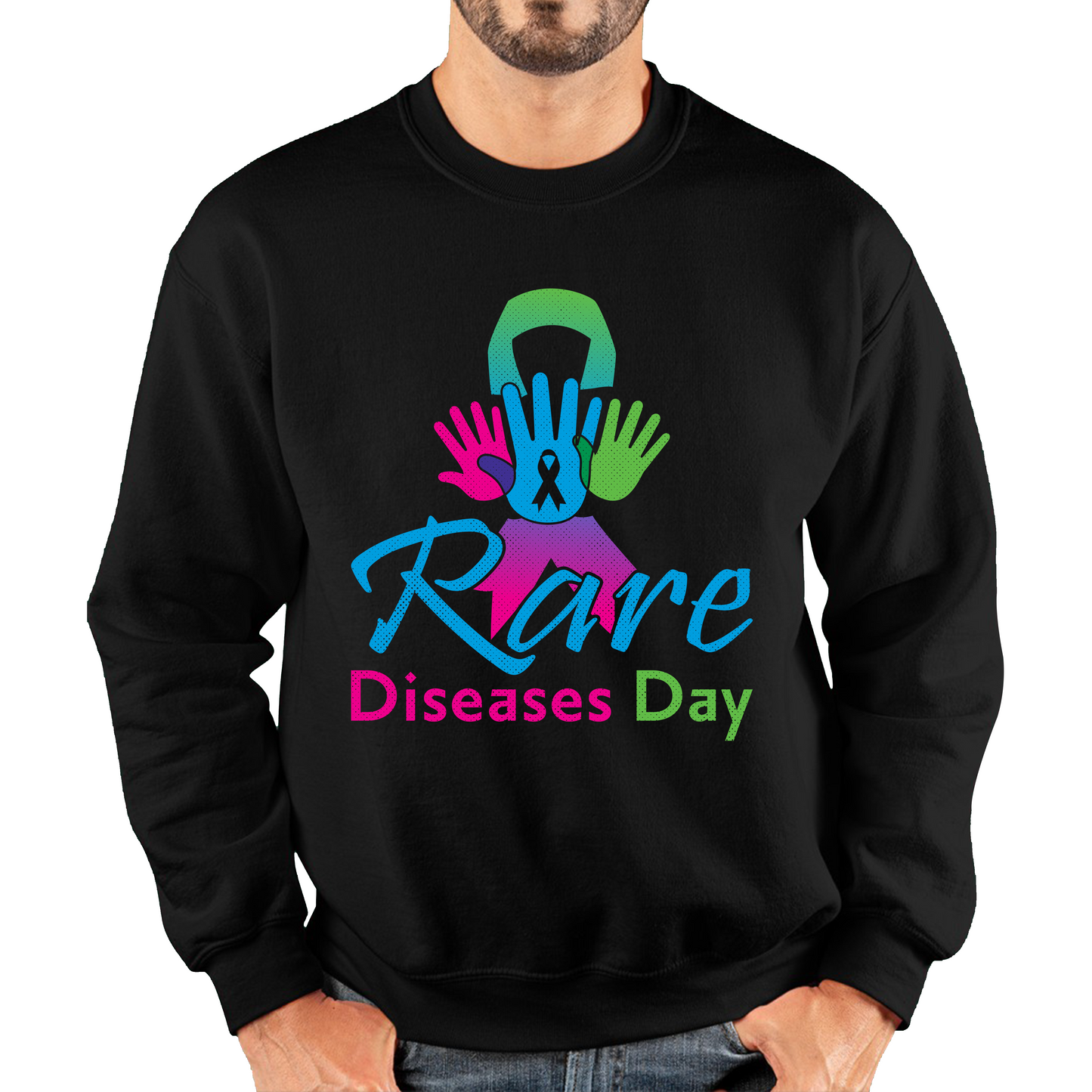 Rare Diseases Day Rare Diseases Awareness Rare Chronic Illness Ehlers-Danlos Syndrome Unisex Sweatshirt