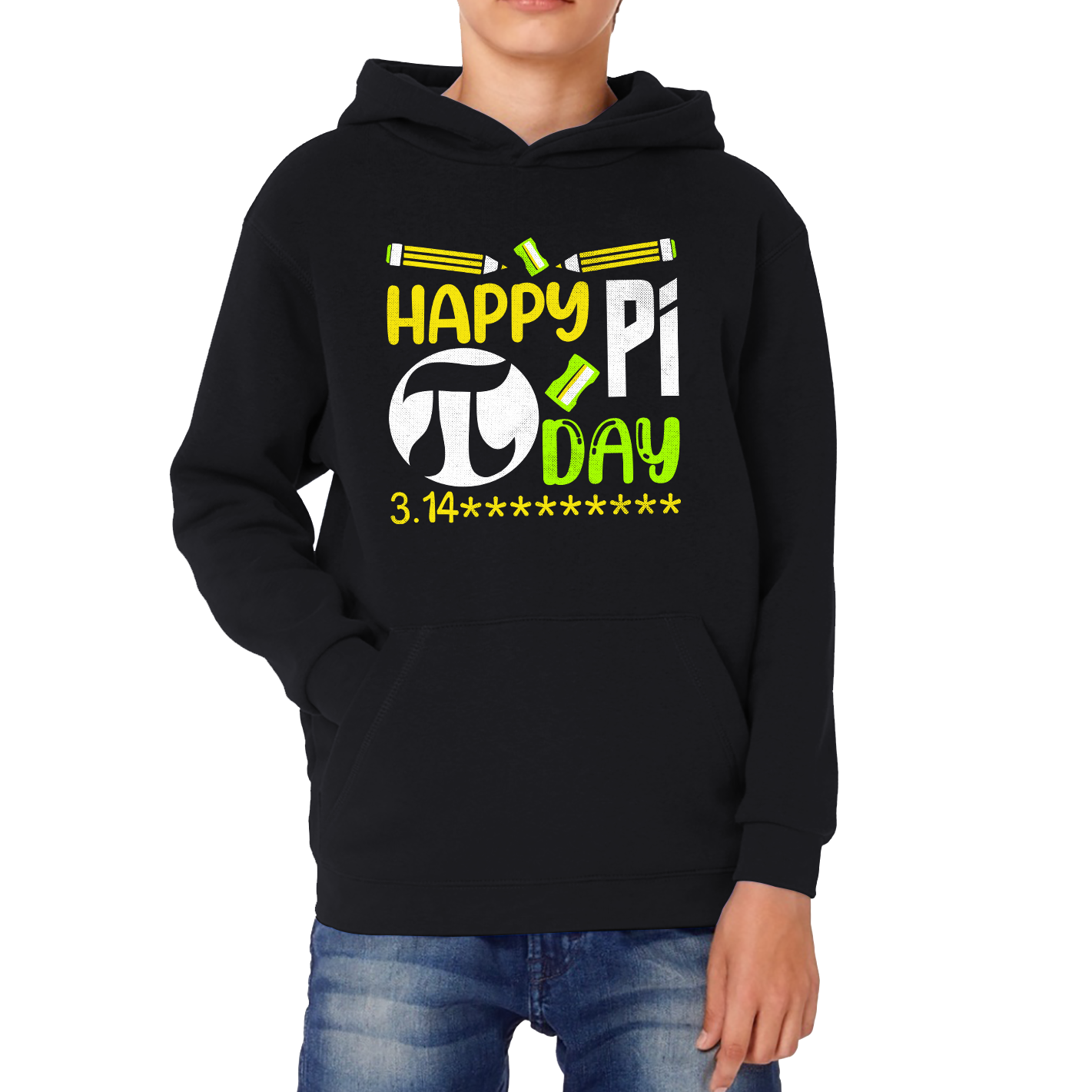 Happy Pi Day Math Pi Symbol Math Lover Numbers Day School Charity Day Mathematics Kids Hoodie