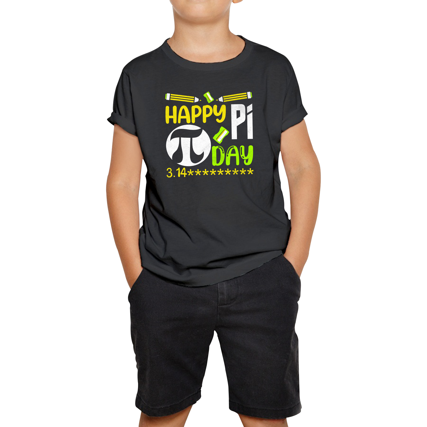 Happy Pi Day Math Pi Symbol Math Lover Numbers Day School Charity Day Mathematics Kids Tee