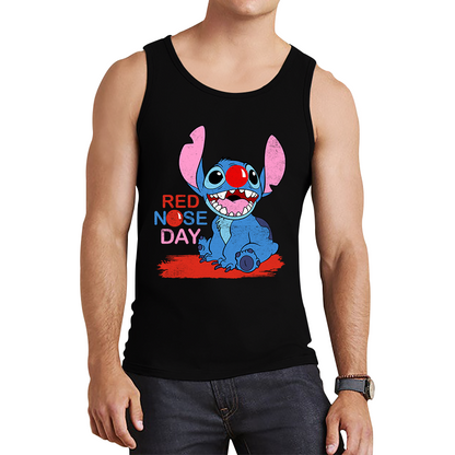 Ohana Disney Stitch Red Nose Day Tank Top