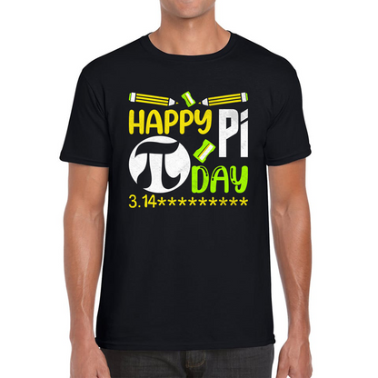 Happy Pi Day Math Pi Symbol Math Lover Numbers Day School Charity Day Mathematics Mens Tee Top