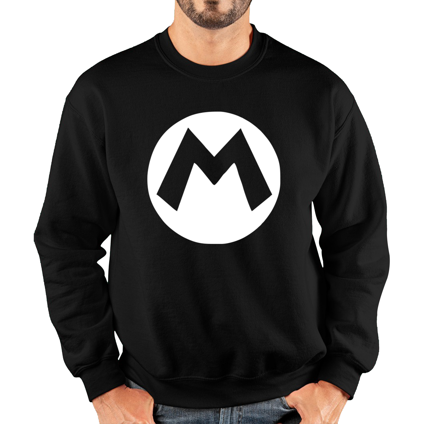 Mario Bros Character Logo Super Mario Mario Mario Bro Toad Retro Gaming Unisex Sweatshirt