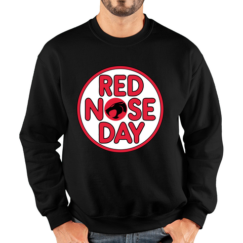 Thundercat Red Nose Day Adult Sweatshirt. 50% Goes To Charity