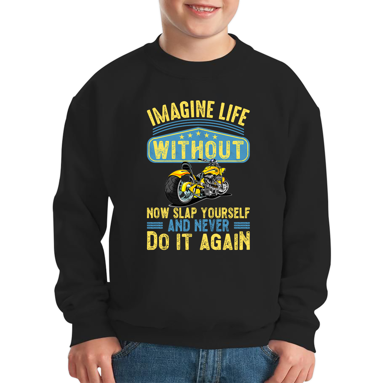 Imagine Life Without Motorbikes Sweatshirt