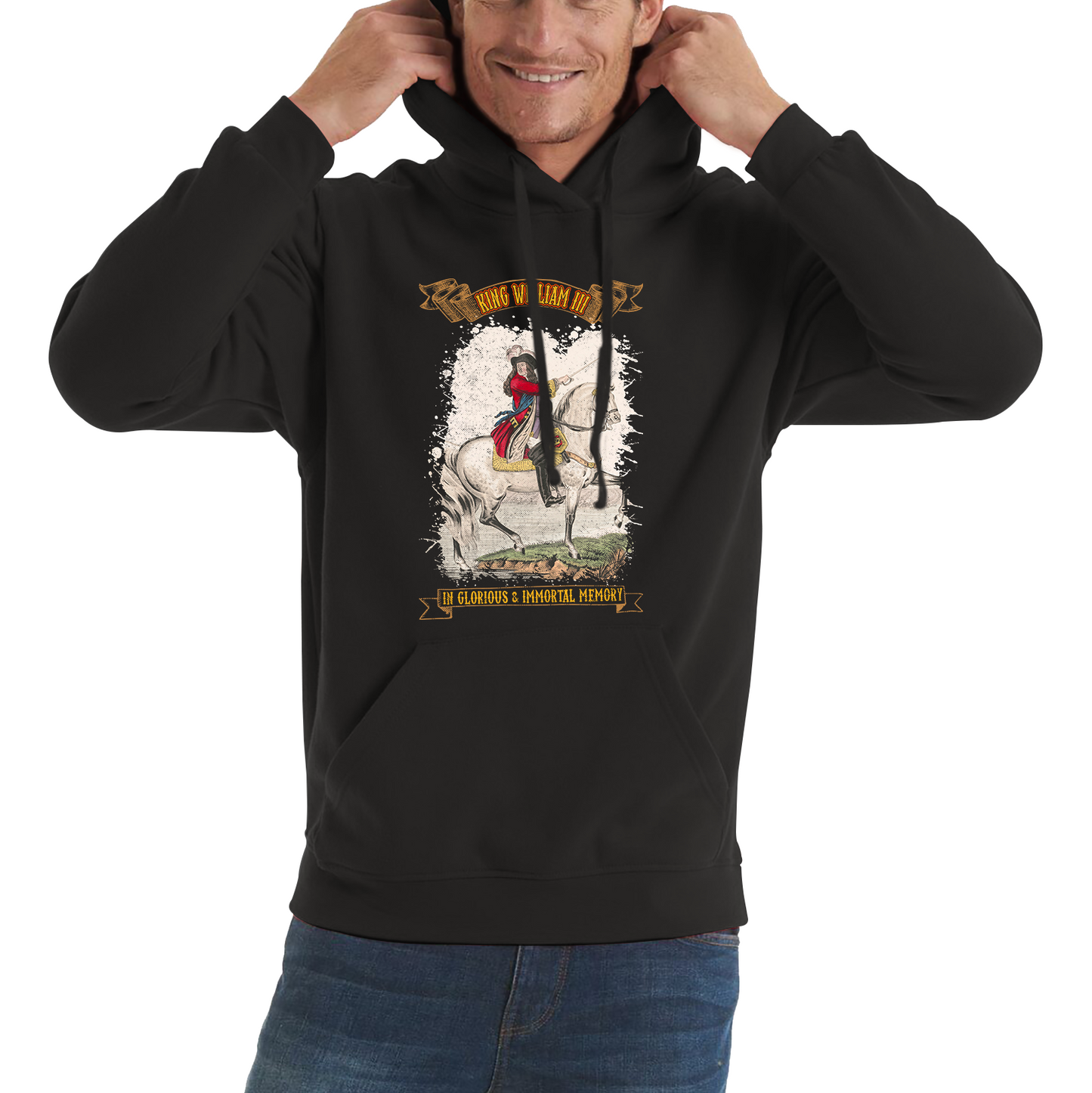 King William III In Glorious And Immortal Memory Hoodie