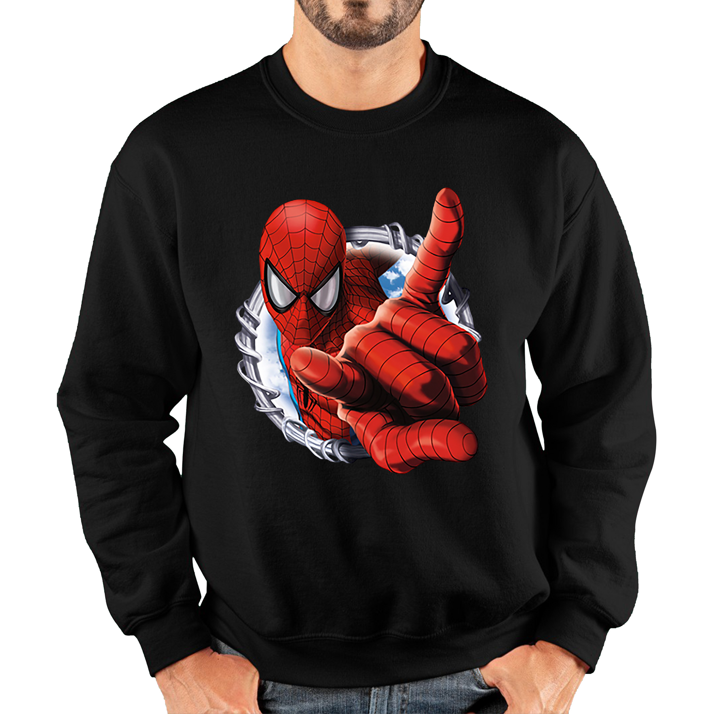 Spiderman Logo No Way Home Avengers Marvel Character Superhero Unisex Sweatshirt