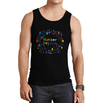 Numbers Day 2023 Maths Day Symbols School Charity Day Mathletics Tank Top