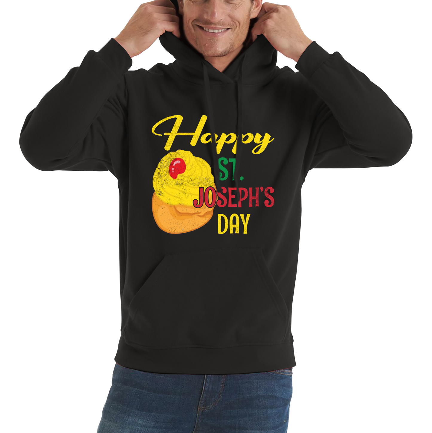 Happy St. Joseph's Day Saint Joseph Pray For Us Traditional Catholic Unisex Hoodie