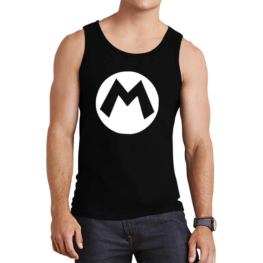 Mario Bros Character Logo Super Mario Mario Mario Bro Toad Retro Gaming Tank Top