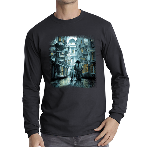 Ape Meets Girl Harry Potter  And The Sorcerers Stone Poster Adult Long Sleeve T Shirt