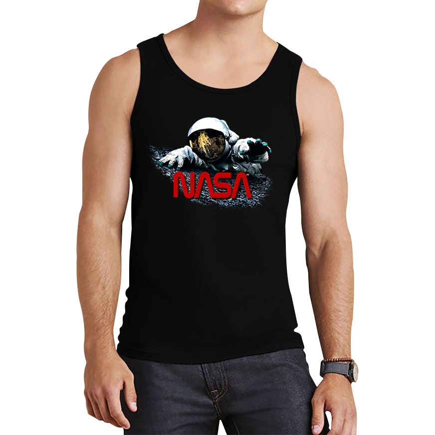 Apollo 18 Science Fiction Horror Film Poster Vest Nasa Astronaut In The Space Tank Top