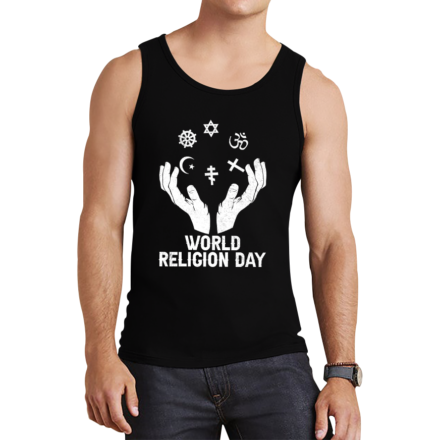 World Religion Day Religious Peace For Everyone Religious Love Religion Day Tank Top