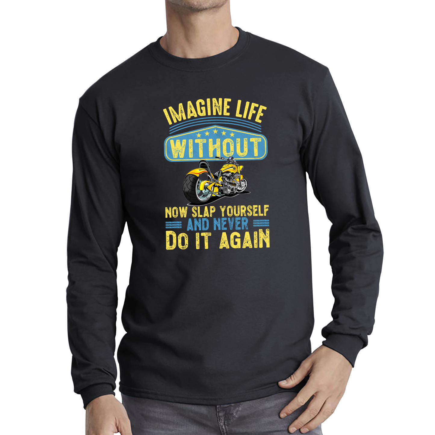 Imagine Life Without Motorbikes T Shirt