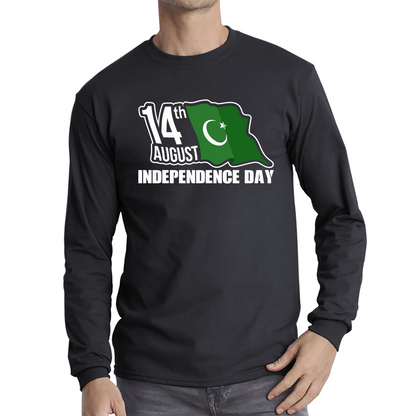 Pakistani Flag Patriotic Long Sleeve T Shirt