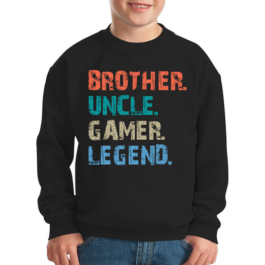 Brother Uncle Gamer Legend Funny Sweatshirt