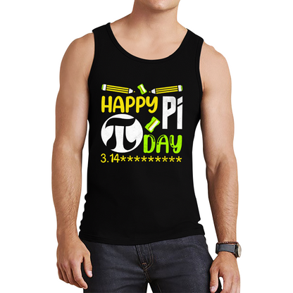 Happy Pi Day Math Pi Symbol Math Lover Numbers Day School Charity Day Mathematics Tank Top