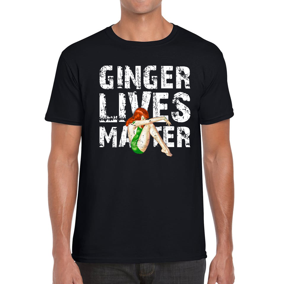 Weed Girl Gingers Lives Matter T-Shirt Cannabis Marijuana Lovers Funny All Lives matter Spoof Mens Tee Top