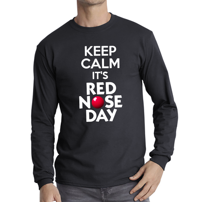 Keep Calm Its Red Nose Day Comic Relief T Shirt 