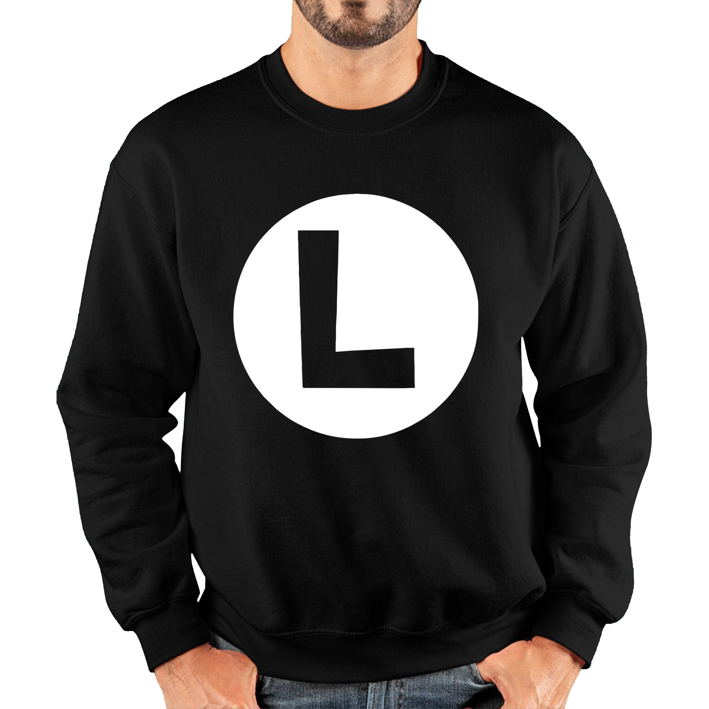 Mario Bros Character Logo Luigi Mario Waluigi Peach Bowser Toad Retro Gaming Unisex Sweatshirt