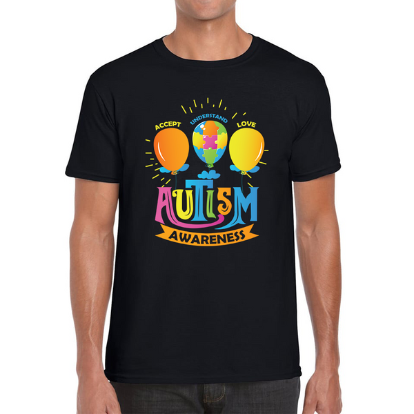 Autism Awareness Accept Understand Love Adult T Shirt