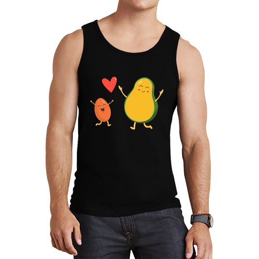 Bean & Avocado Love Funny Tank Top