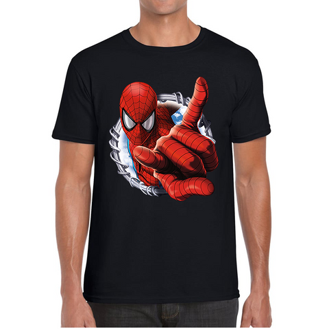 Spiderman Logo No Way Home Avengers Marvel Character Superhero Mens Tee Top
