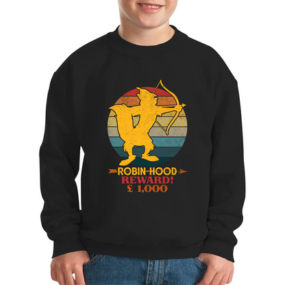 Robin Hood Reward £1000 Fox Funny Sweatshirt