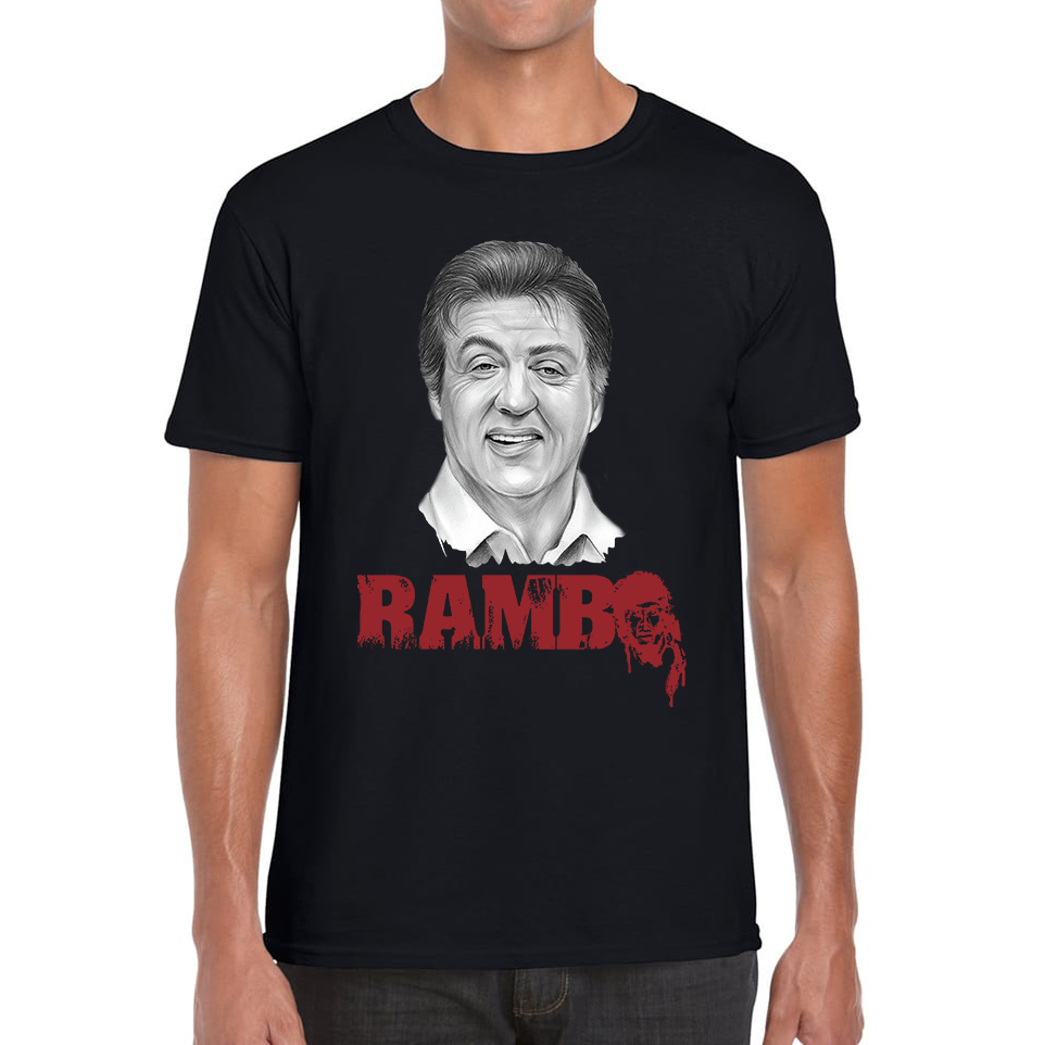 Rambo Action Hero T-shirt Rambo Film Series Men's Tee Top