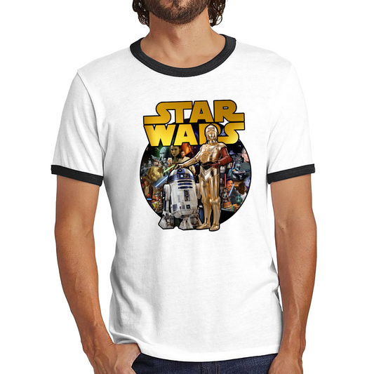 Star Wars These aren't The Droids You're Looking for Shirt Funny Star Wars R2D2 C3PO Ringer T Shirt