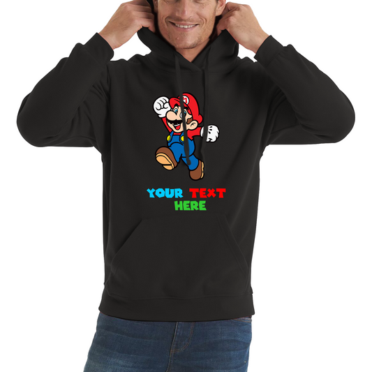 Personalised Super Mario Funny Hoodie